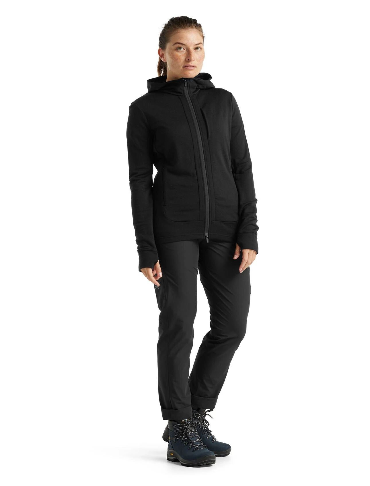 Icebreaker Quantum III LS Zip Hood Dame - Bilde 4