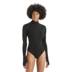 Icebreaker Queens LS High Neck Bodysuit (Dame)