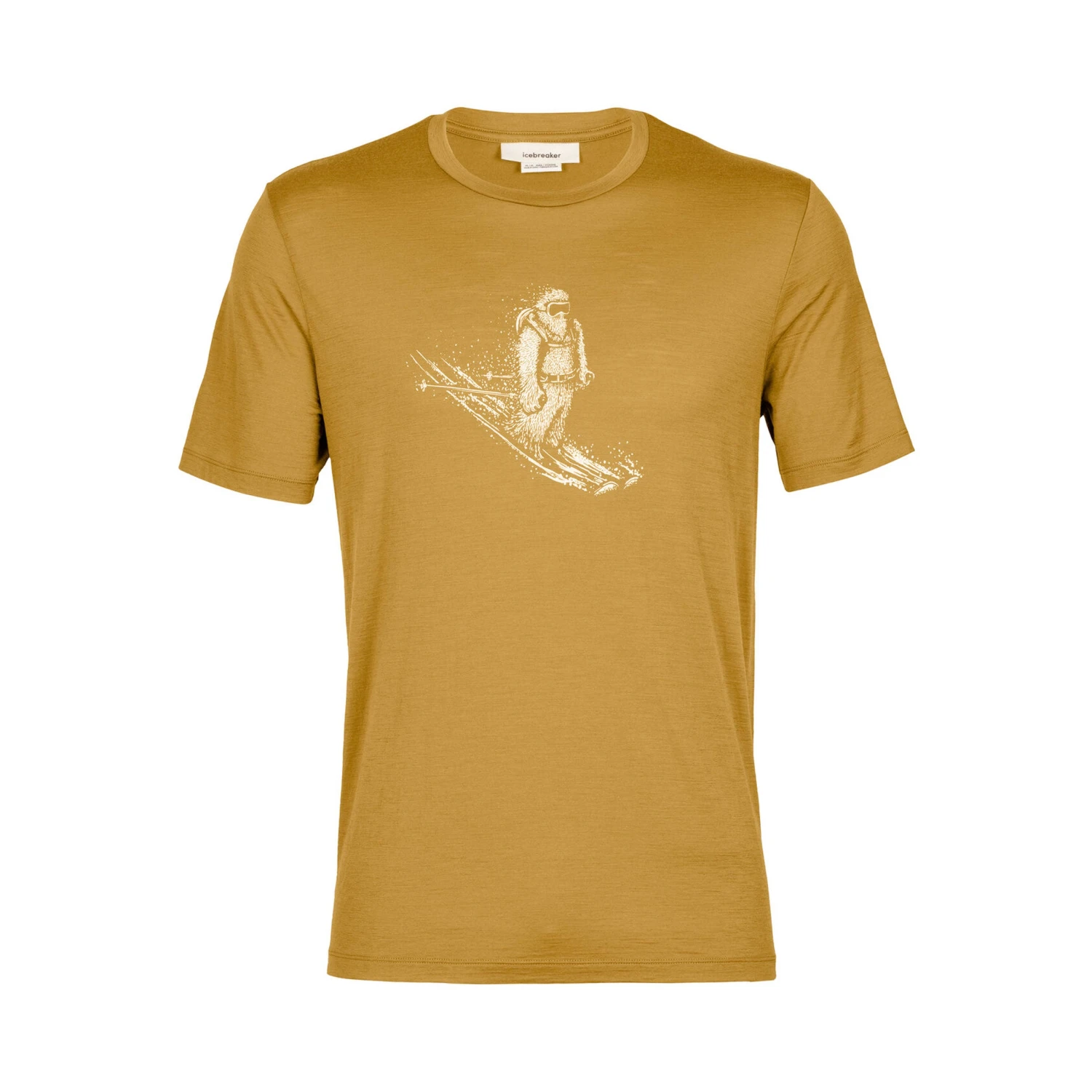 Icebreaker Tech Lite II SS T-skjorte (Herre) - Skiing Yeti - Bilde 3