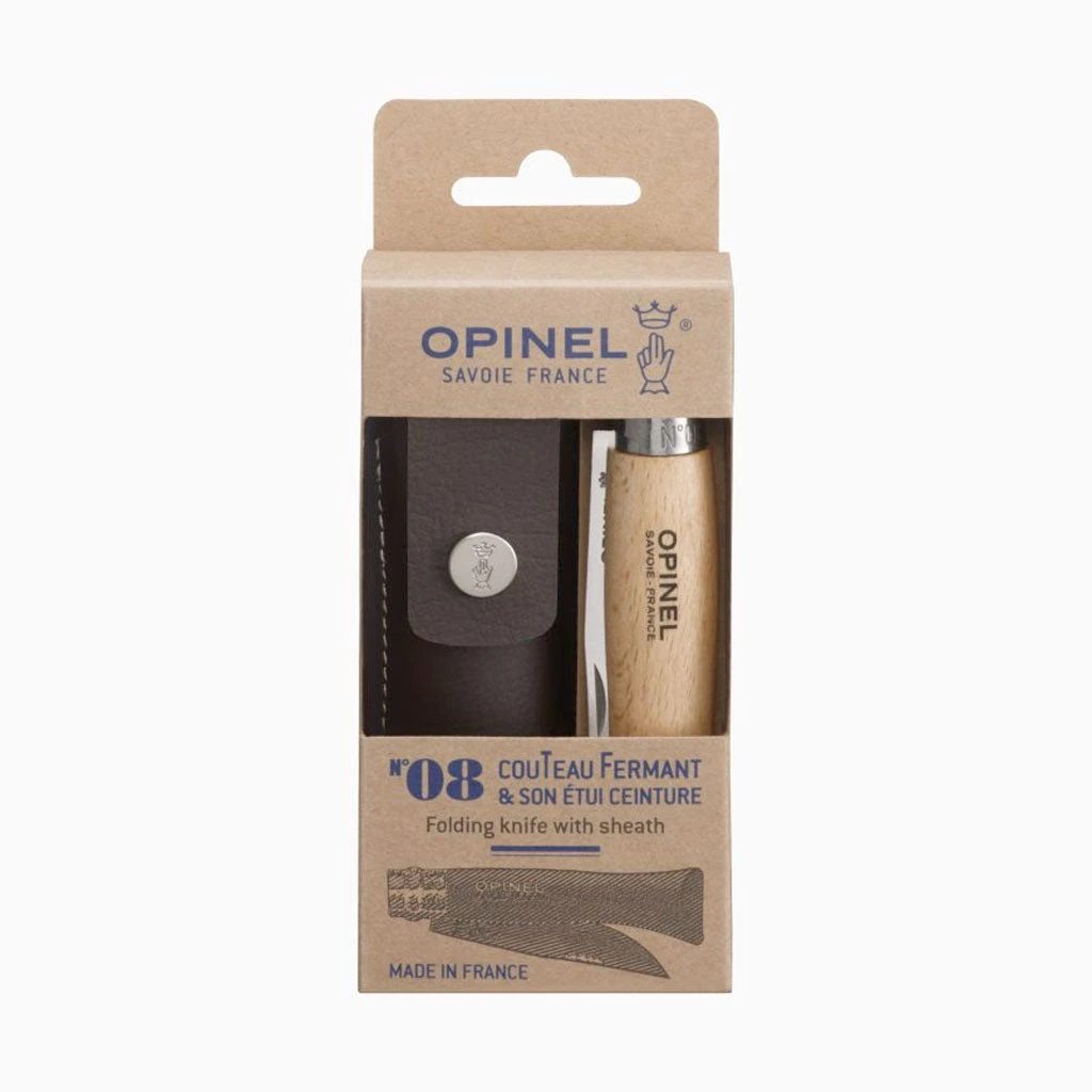 Opinel N°08 Stainless Steel + Sheath