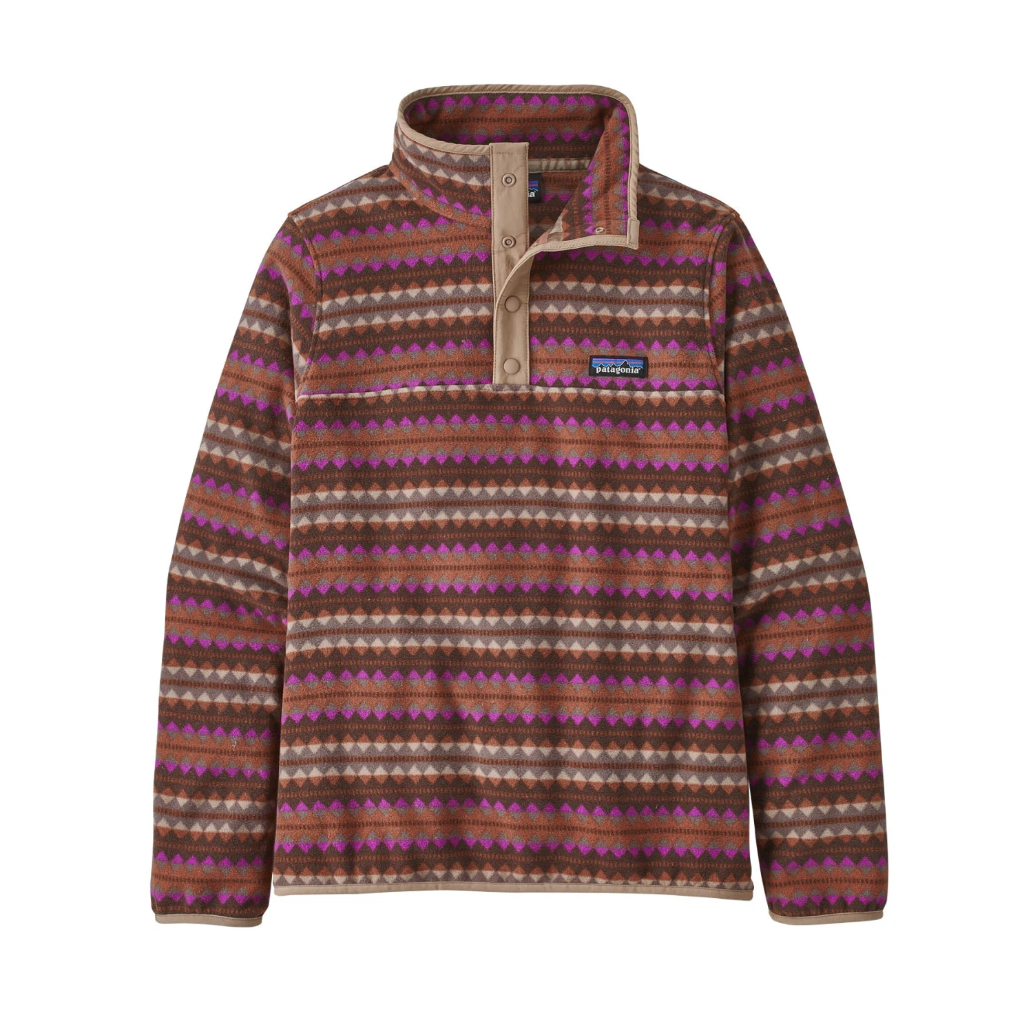 Patagonia Micro D Snap-T Pullover Dame (Sisu Brown) - Bilde 2