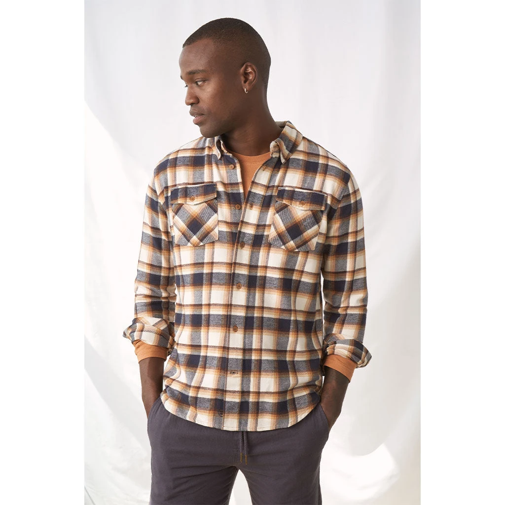 United By Blue Responsible Flanellskjorte - Egret (Herre)