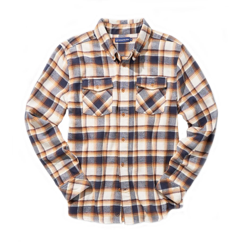 United By Blue Responsible Flanellskjorte - Egret (Herre) - Bilde 2