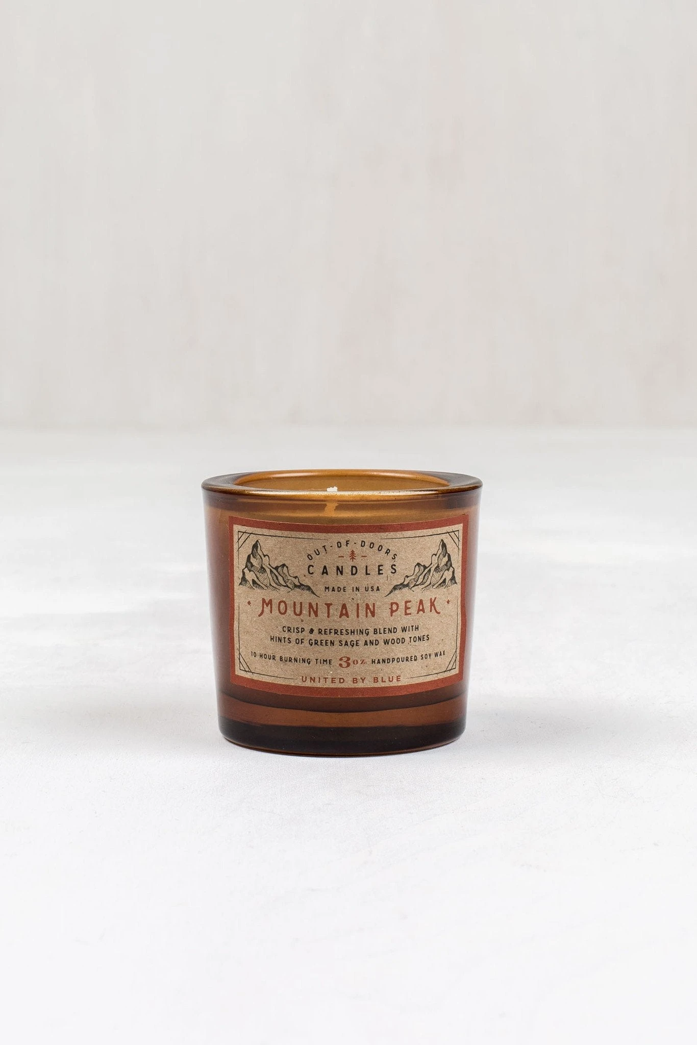 United By Blue Out-of-doors Candle 3oz Mountain