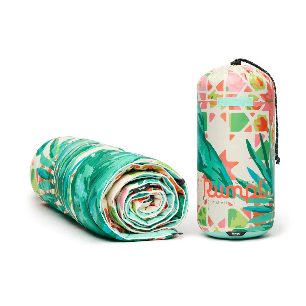 Rumpl The Original Puffy Blanket Turpledd (Moroccan Palm)